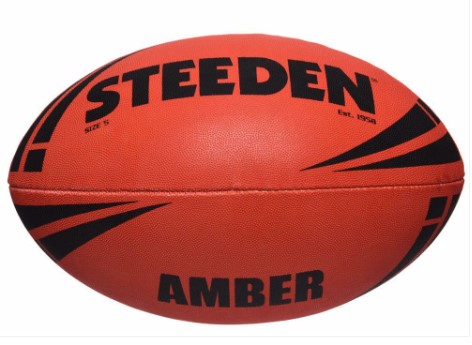 20% OFF STEEDEN Rugby Ball – Red $39.99 (RRP$49.99)