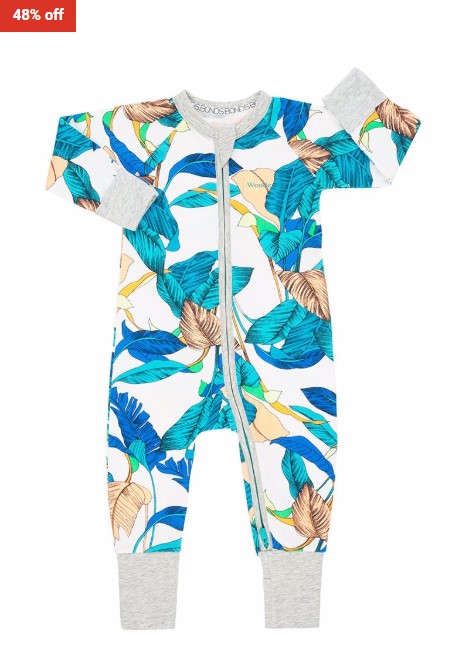 48% OFF Bonds Print Zip Ydg Wondersuit $12.95 (RRP$24.95)