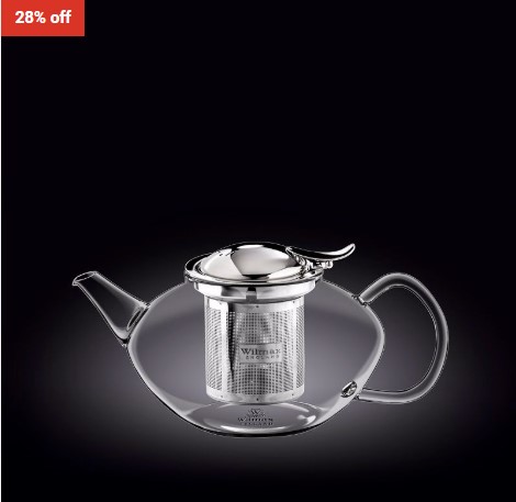 28% OFF Wilmax England Thermo Tea Pot 650ml $27.90 (RRP$38.99)