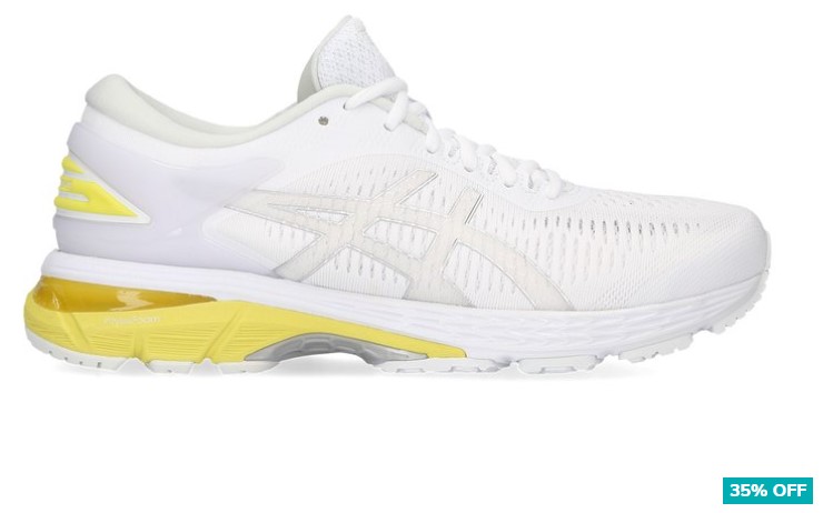 35% OFF ASICS Women’s GEL-Kayano 25 Shoe – White/Lemon Spark $168 (Don’t pay $260)