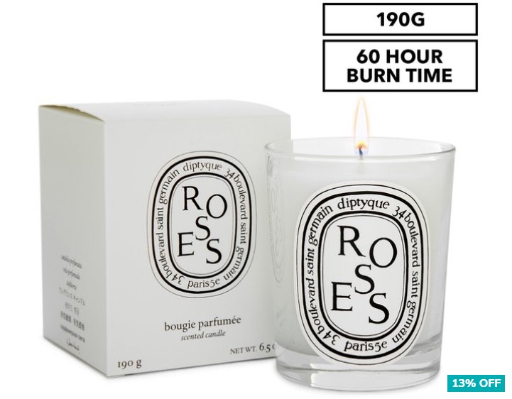 13% OFF Diptyque Scented Candle Roses 190g $75 (Don’t pay $87)