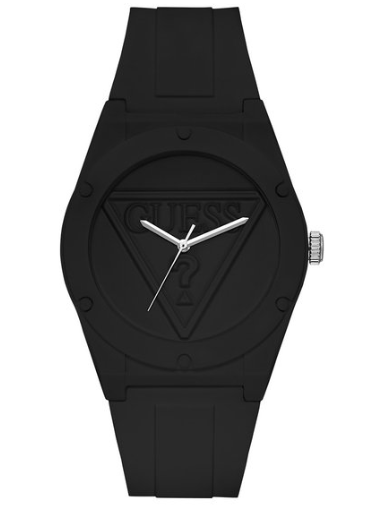 GUESS Women’s 41mm Silicone Retro Pop Watch – Black/Black $69.99