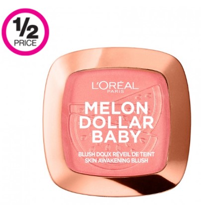 L’ORÉAL PARIS Wake Up & Glow Melon Dollar Baby Blush 9g $14.97 (RRP$29.95)