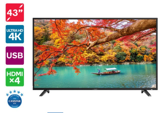 33% OFF Kogan 43″ 4K LED TV (Series 8 JU8000) $299 (Was $449)