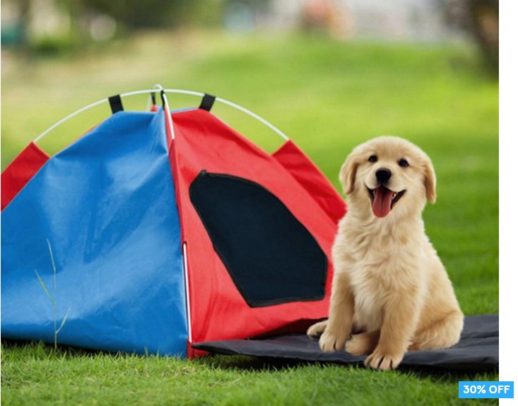 30% OFF Vikings Folding Pet Tent – Randomly Selected $6.99 (RRP$9.99)