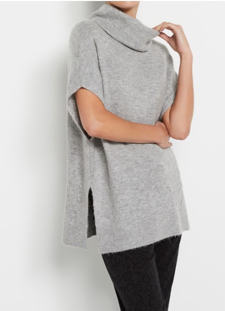 Cable Hem Poncho $89.95