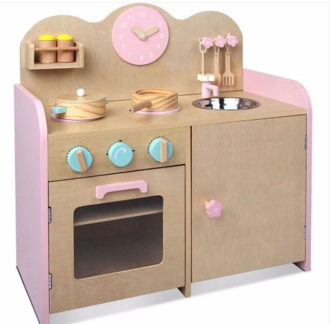 Keezi 7 piece Wooden Kitchen Set $105