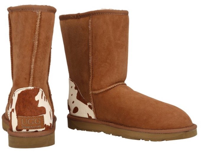 Bluestar Premium Australian Sheepskin 3/4 Ugg Boot – Chestnut Cow $35