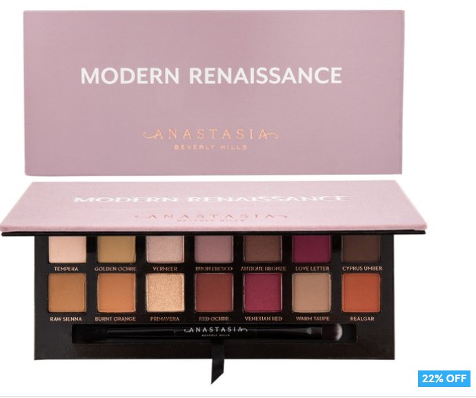 22% OFF Anastasia Modern Renaissance Eyeshadow Palette $59 (Don’t pay $76)