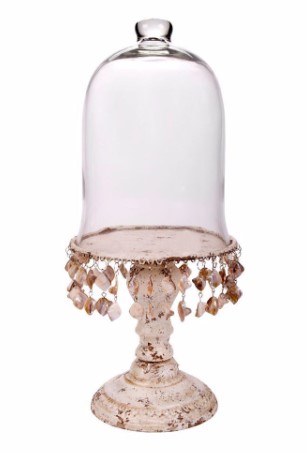 Casa Uno Shell Footed Cake Stand With Dome $35