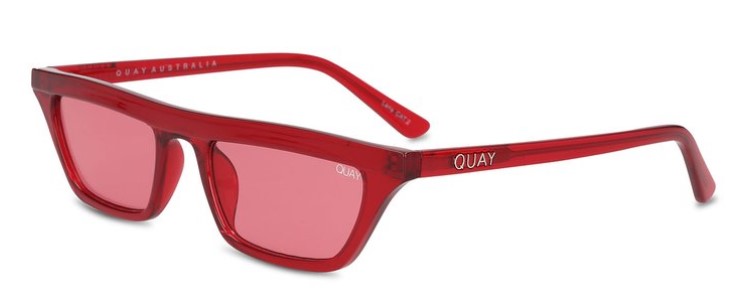 76% OFF Quay Australia Women’s Finesse Sunglasses – Red/Red $14.99