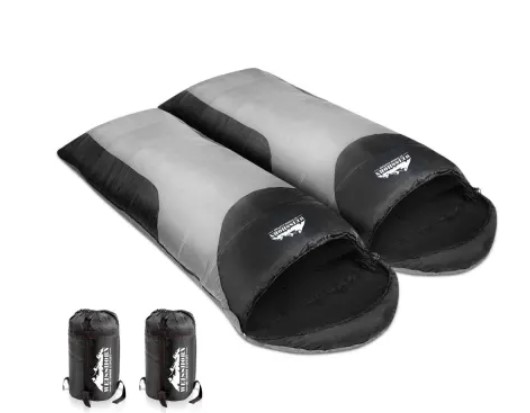 Weisshorn Camping Sleeping Bag Double Size With Carry Bag Summer Winter Outdoor Thermal $76.95 (Seller’s List Price $99)