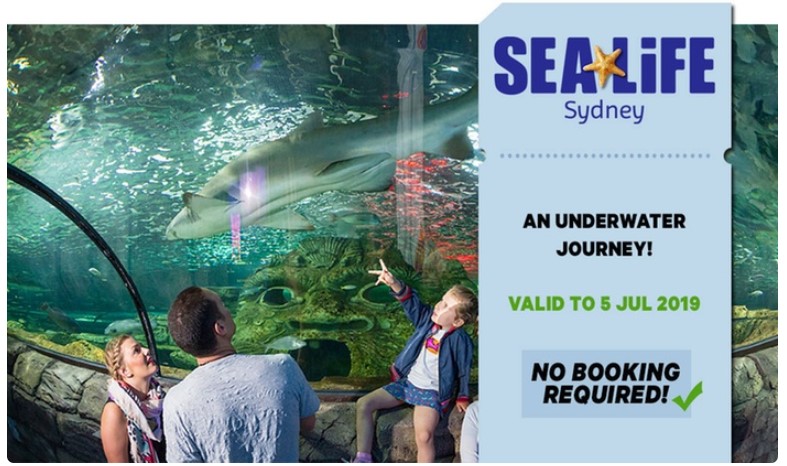 SEA LIFE Sydney: Child Aged 4-15 ($26.40) or Adult ($36.80) Entry, Darling Harbour (Up to $46 Value*)