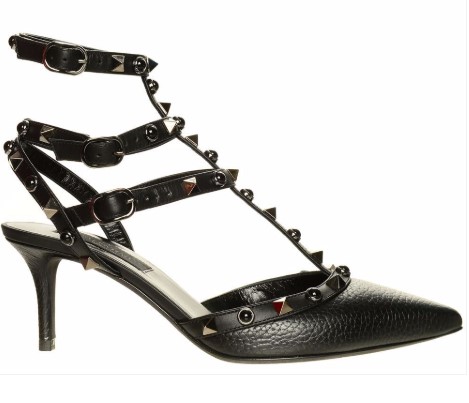 41% OFF Valentino Womens Leather Rockstud Heels Black $749 (RRP$1264)