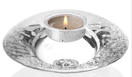 Orrefors Discus Votive Holder $23.00 (RRP:$84.00)