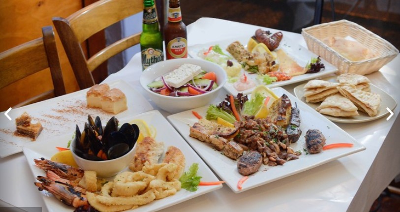 Greek Banquet with Seafood Platter & Drinks in Williamstown $69 (VALUED AT $137)