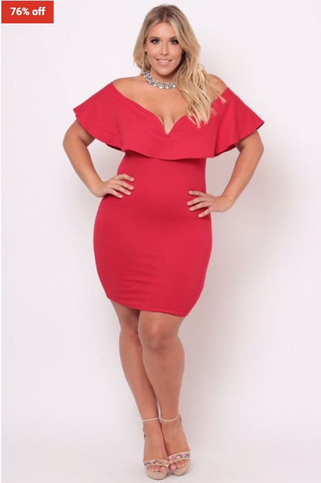 76% OFF Prered Dress Rose Red $45 (RRP$184)