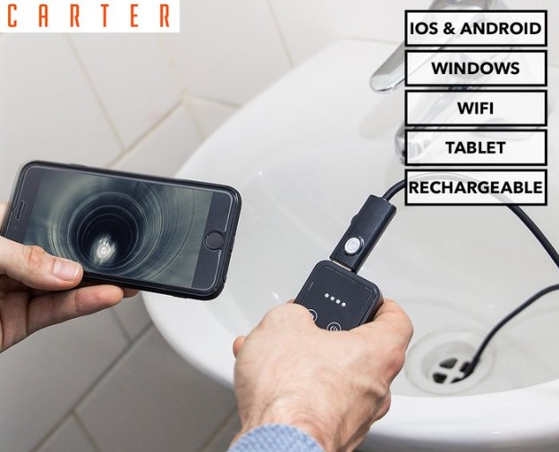 Carter 5.5mm 2MP WiFi Endoscope Camera for iOS/Android/Tablet/Windows $39.99
