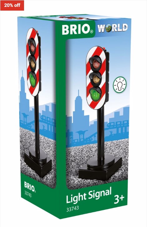 20% OFF BRIO – Light Signal $15.96 (RRP$19.95)