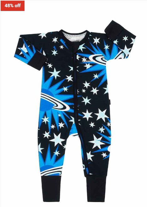 48% OFF Bonds Print Zip Ydg Wondersuit $12.95 (RRP$24.95)