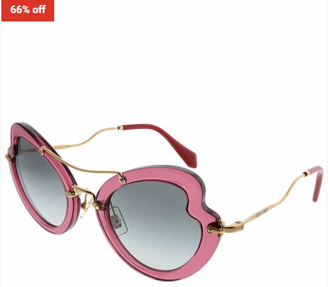 66% OFF Miu Miu Women’s MU11RS Cat-Eye 52mm Sunglasses $199.20 (RRP$593)