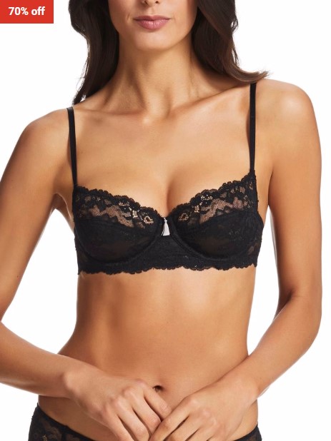 70% OFF Fine Lines Jessie Balconette Bra Black $17.95 (RRP$59.95)