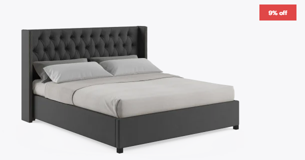 9% OFF Stella King Gaslift Bed Frame $1579 (RRP$1749)