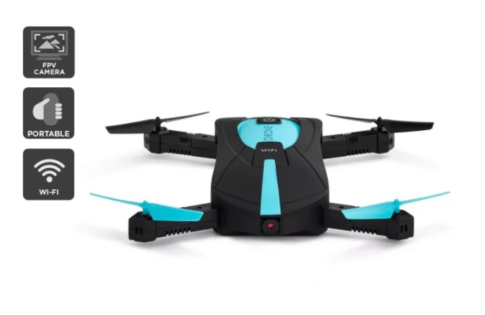 Foldable NightHawk Drone with FPV Wi-Fi Camera $89