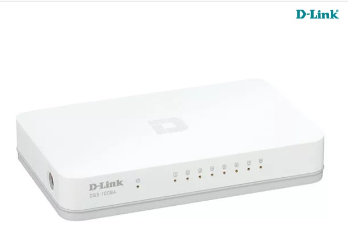 D-Link 8-Port Gigabit Desktop Switch (DGS-1008A) $32 + Delivery (RRP $59.95)