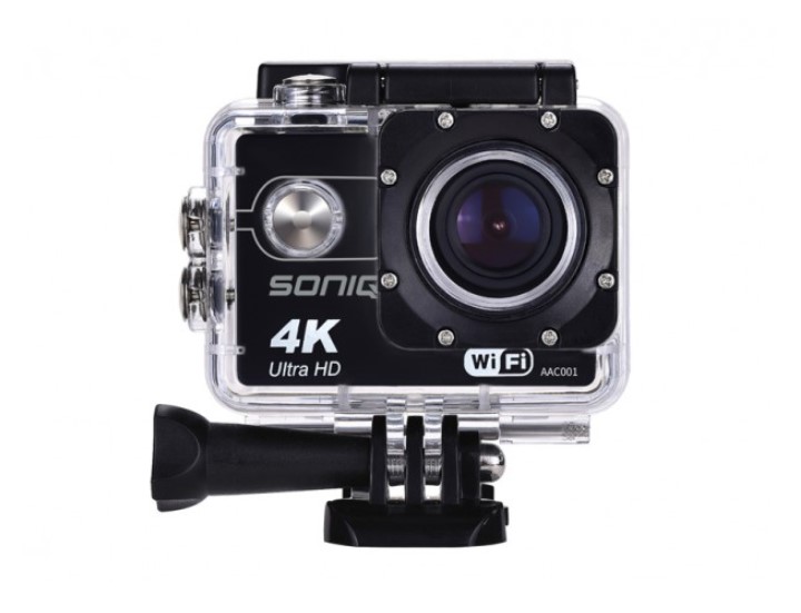 SONIQ DEFY AAC001 Action Camera 4K 30fps Waterproof, Sport, Outdoor, Adventure $110