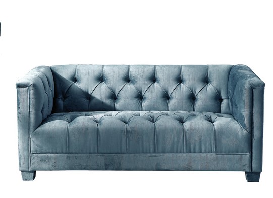 Teal Luxor Tufted Velvet 2 Seater Sofa $1,829.00 (RRP:$1,999.00)