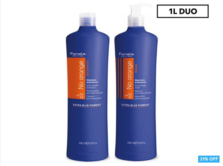 Fanola No Orange Shampoo & Mask Duo 1L $62.99 (Don’t pay $79.90)