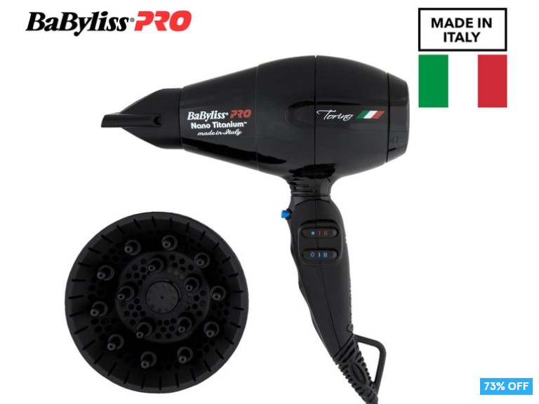BaByliss Pro Torino 6100 Hair Dryer 2200W $50 (RRP:$87)