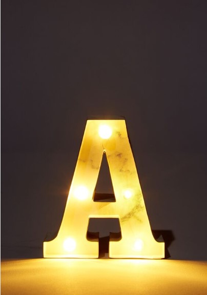 Mini Marquee Letter Lights 10cm $12.99