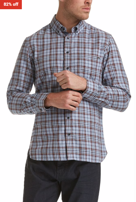 JAG Tom Check Shirt $17.99 (RRP:$99.95)