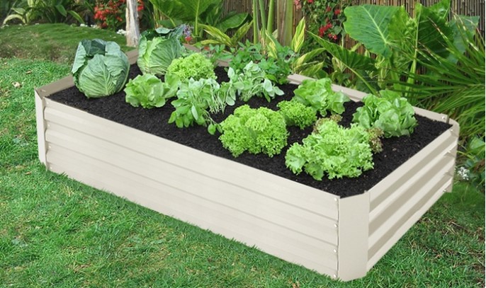 Set of Two Outdoor Raised Garden Planter Beds: 120cm x 90cm ($89) or 210cm x 90cm ($129)