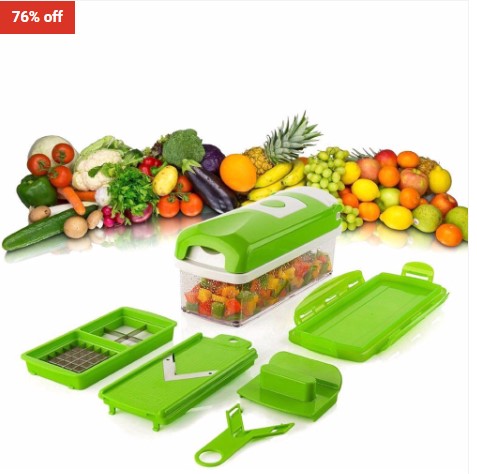 Colourblocker Fruit n’ Veg Slicer Chopper Dicer Peeler Kit $16.90 (RRP: $69.95)