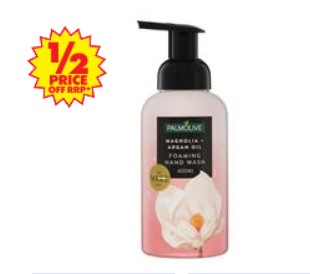 Palmolive Foaming Handwash Magnolia & Argan Oil 400ml $3.49 (Don’t Pay RRP: $6.99)