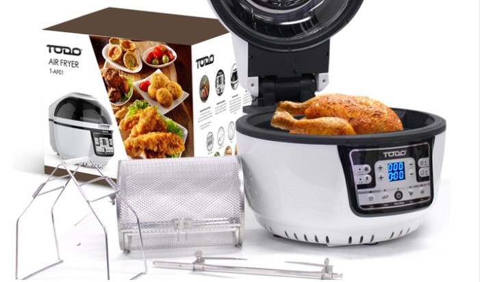 $129 for Todo 10L 1400W Digital Air Fryer with Convection Oven and Rotisseries (Don’t Pay $299)