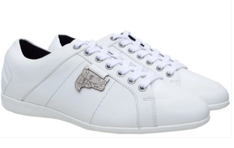 68% OFF Versace Collection Medusa Logo Plaque Sneakers White $189.95 (RRP$591)