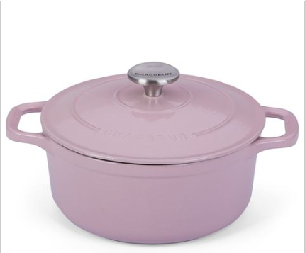 Chasseur Blush Round French Oven 20cm/2.5L $124.00 (RRP:$429.00)