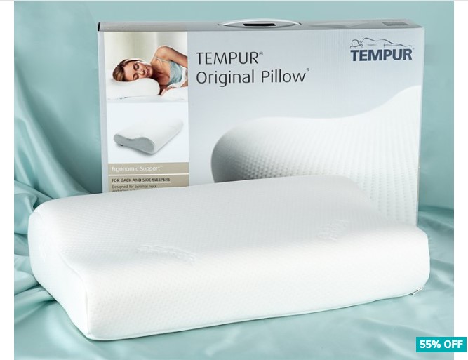 55% OFF Tempur Medium Original Pillow For Back & Side Sleepers $119 (Don’t pay $269)