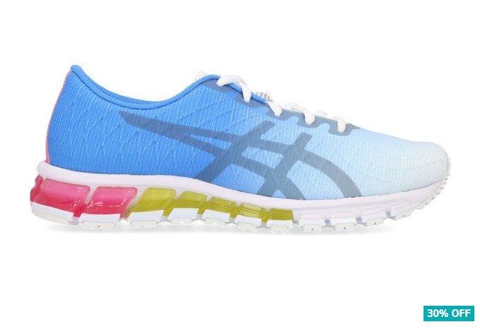 30% OFF ASICS Women’s GEL-Quantum 180 4 Shoe – White/Stone Grey/Blue $139 (Don’t pay $200)