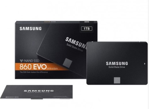 Samsung 860 EVO 1TB 2.5″ SATA III Internal SSD V-Nand 7mm 550MB/s MZ-76E1T0BW $195.00 (RRP$289.00)