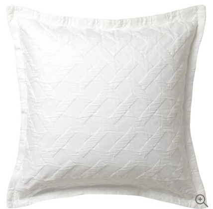 Private Collection Chiswick White European Pillowcase $20.00 (RRP:$50.00)