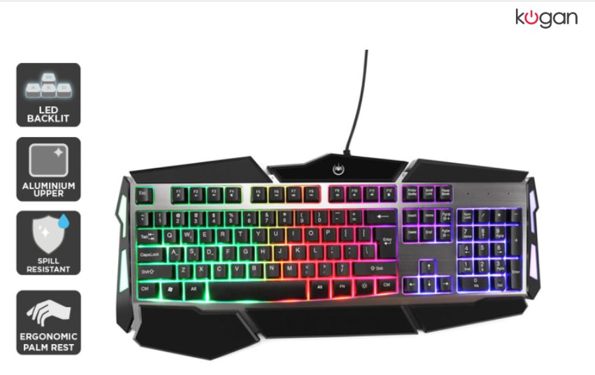 48% OFF Kogan GK9 RGB Gaming Keyboard $25 (Was $49)