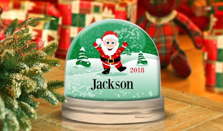 Personalised Christmas Themed Snow Globes $10 (VALUED AT $24.99)