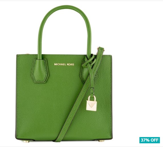37% OFF Michael Kors Mercer Medium Messenger Handbag – True Green $279 (Retails $449)
