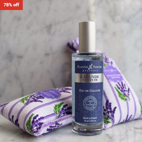 78% OFF Plantes & Parfums Lavender Sachet Set with Lavender Eau De Cologne $12.90 ($59.95)