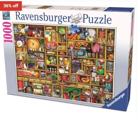 36% OFF Ravensburger Rburg – The Kitchen Cupboard Puzzle 1000Pc $20.99 (RRP$32.95)